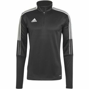 adidas TIRO 21 TOP Pánská fotbalová mikina, černá, velikost XXL obraz