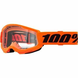 100% STRATA 2 JUNIOR Downhill brýle, oranžová, velikost obraz