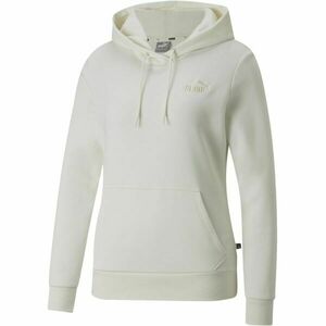Puma ESSENTIALS + EMBROIDERI HOODIE Dámská mikina, béžová, velikost obraz