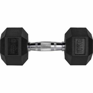Fitforce FDBB 10 KG Jednoruční šestihranná činka, stříbrná, velikost obraz
