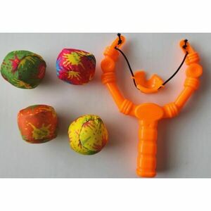 ARTYK SLINGSHOT FOR SHOOTING SOFT BALLS Prak na vystřelování měkkých míčků, oranžová, velikost obraz