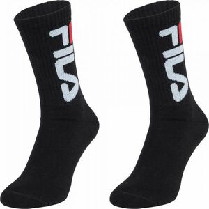 Fila UNISEX TENNIS 2P Unisex ponožky, černá, velikost obraz