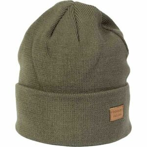 Finmark WINTER HAT Zimní pletená čepice, khaki, velikost UNI obraz