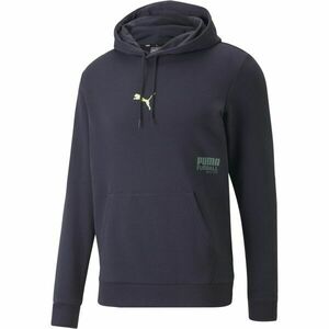 Puma FUßBALL STREET HOODIE Pánská tepláková bunda, tmavě modrá, velikost obraz