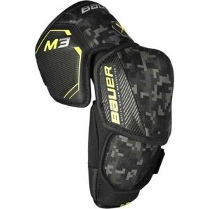 Bauer SUPREME M3 ELBOW PAD-SR Hokejové chrániče loktů, černá, velikost obraz