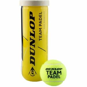 Dunlop PADEL TEAM Míče pro padel, žlutá, velikost obraz