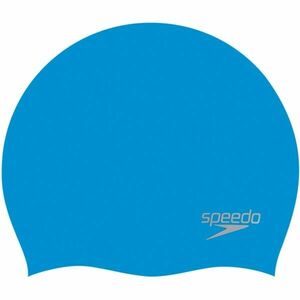 Speedo MOULDED SILC CAP Plavecká čepice, modrá, velikost obraz
