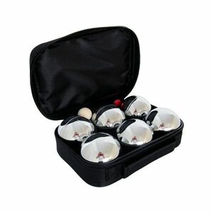 Pétanque sada MASTER 6 chromovaných koulí obal nylon obraz
