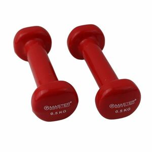 Vinylové činky MASTER 2 x 0, 5 kg obraz