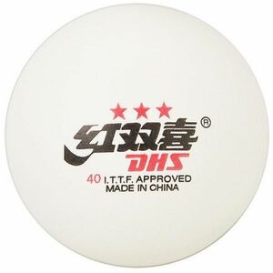 Míčky na stolní tenis DOUBLE HAPPINES *** - bílé 6ks obraz