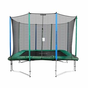 SET trampolína MASTER 300 x 210 cm + ochranná síť + schůdky obraz