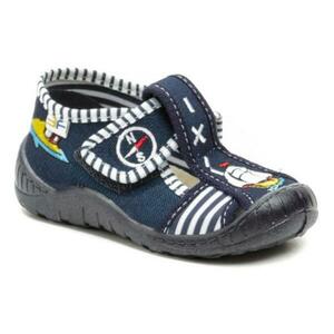 3F chlapecké modré bačkory loď 2K5-9 - EU 20 obraz