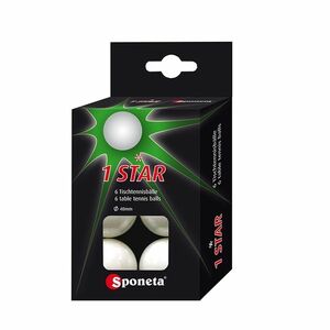 Míčky na stolní tenis SPONETA * 6ks obraz