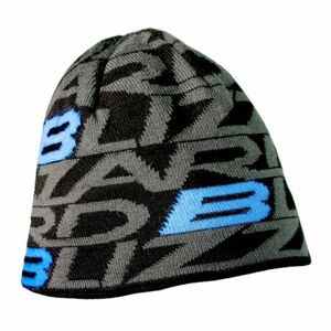 Pánská zimní čepice BLIZZARD-Dragon cap, black/blue obraz