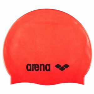 Plavecká čepice ARENA-Clasic Silicone Cap fluo red-black obraz