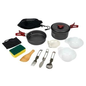 Acra C20 camping set nádobí alluminium pro 1-2 osoby obraz