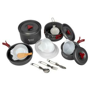 Acra C22 camping set nádobí alluminium pro 3-4 osoby obraz