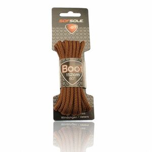 Tkaničky do bot SOFSOLE-LACES OUTDOOR 801942 LIGHT BROWN WAXED 152 CM obraz