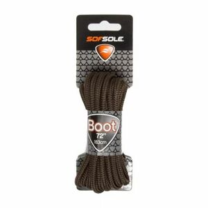 Tkaničky do bot SOFSOLE-LACES OUTDOOR 801980 DARK BROWN WAXED 183 CM obraz