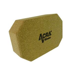 Acra Cork wood yoga block 22.2x14, 5x7.5cm obraz