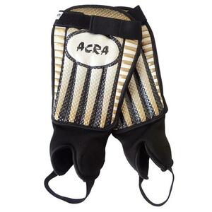 Acra Fotbalové chrániče holení velikost M žluté obraz