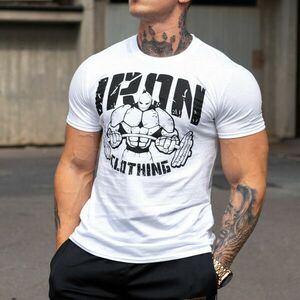 UltraSoft tričko IRON MAN, bílé obraz