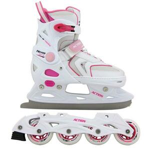 ACRA H814/0 Dívčí brusle s vyměnitelným podvozkem - vel. 29-32 - EU 29-32 obraz