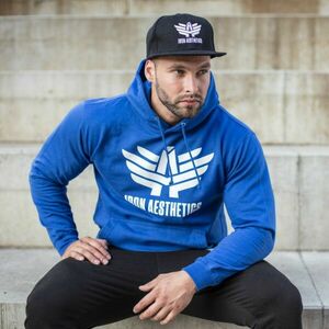 Sportovní mikina bez zipu Iron Aesthetics, modrá obraz