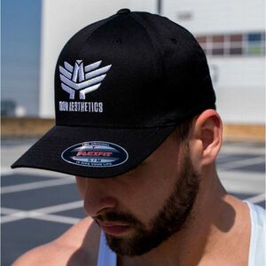 Pánská kšiltovka Iron Aesthetics FlexFit, černá obraz