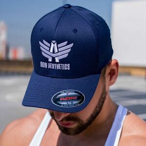 Pánská kšiltovka Iron FlexFit, modrá obraz