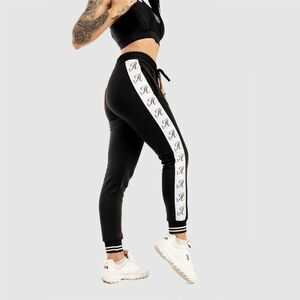 Dámské fitness tepláky Iron Aesthetics Striped, černé obraz