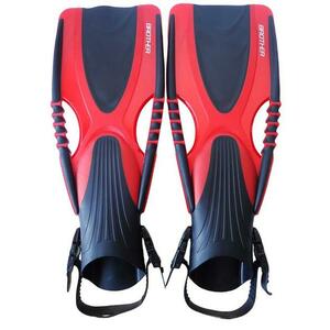 ACRA Ploutve Delta roztahovací s páskem 36/40 - červené obraz