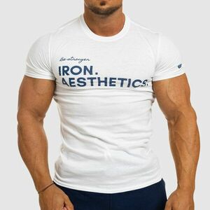 Pánské fitness tričko Iron Aesthetics Be Stronger, bílé obraz