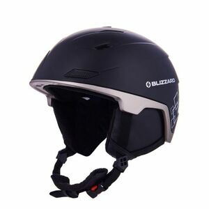 Lyžařská helma BLIZZARD-Double ski helmet, black matt/gun metal/silver squares obraz