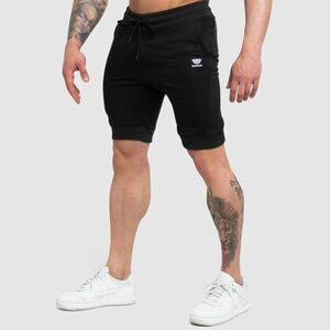 Pánské teplákové kraťasy Iron Aesthetics Badge, černé obraz