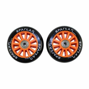 Náhradní kolečka na koloběžky SPARTAN Stunt 100 mm - oranžové obraz