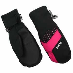 Juniorské lyžařské rukavice palčáky BLIZZARD-Mitten junior ski gloves, black/pink obraz