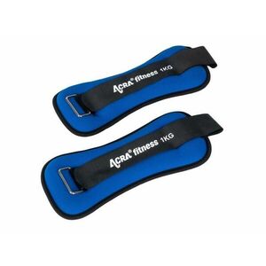 Acra Závaží na zápěstí/kotníky 1kg modrá obraz