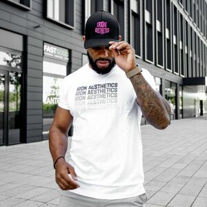 Kšiltovka Iron Aesthetics Groove, black&pink obraz