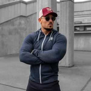 Pánská kšiltovka Iron Aesthetics Boost, burgundy/stone obraz