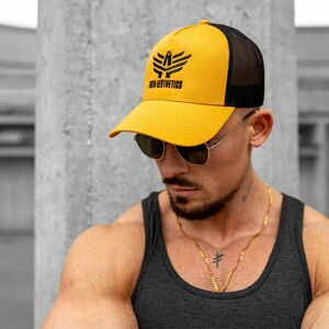 Pánská kšiltovka Iron Aesthetics Boost, mustard/black obraz