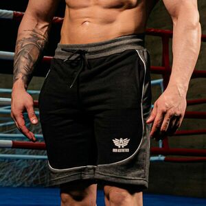 Pánské kraťasy Iron Aesthetics Piping, černé obraz