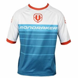 Cyklistický dres s krátkým rukávem MONDRAKER-Enduro/Trail Jersey short, petrol/white/red obraz