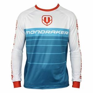 Pánský cyklistický dres s dlouhým rukávem MONDRAKER-Enduro/Trail Jersey long, petrol/white/red obraz