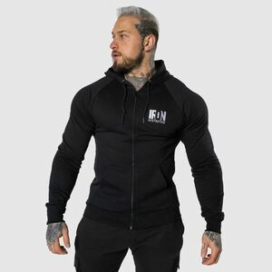 Mikina se zipem Iron Aesthetics Raven, černá obraz