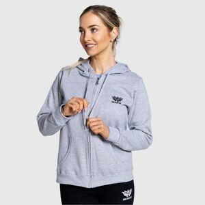 Dámská mikina se zipem Iron Aesthetics Vitality, šedá obraz