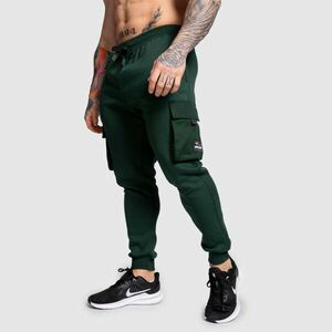 Pánské tepláky Iron Aesthetics Cargo Joggers, zelené obraz