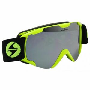 Lyžařské brýle BLIZZARD-952 DAO, neon yellow, amber2, silver mirror obraz