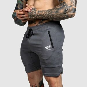 Sportovní šortky Iron Aesthetics Lightning, tmavě šedé obraz