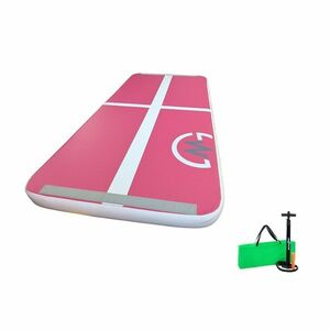 Airtrack MASTER nafukovací žíněnka 200 x 100 x 10 cm - růžová - bílá obraz